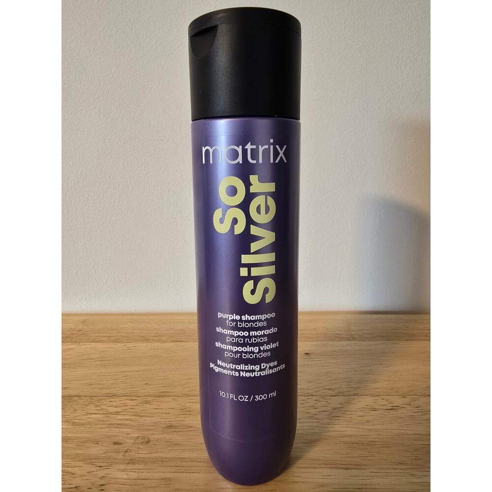 Matrix So Silver Purple Shampoo 10.1 oz Toning Blonde Gray Brass Neutralizer